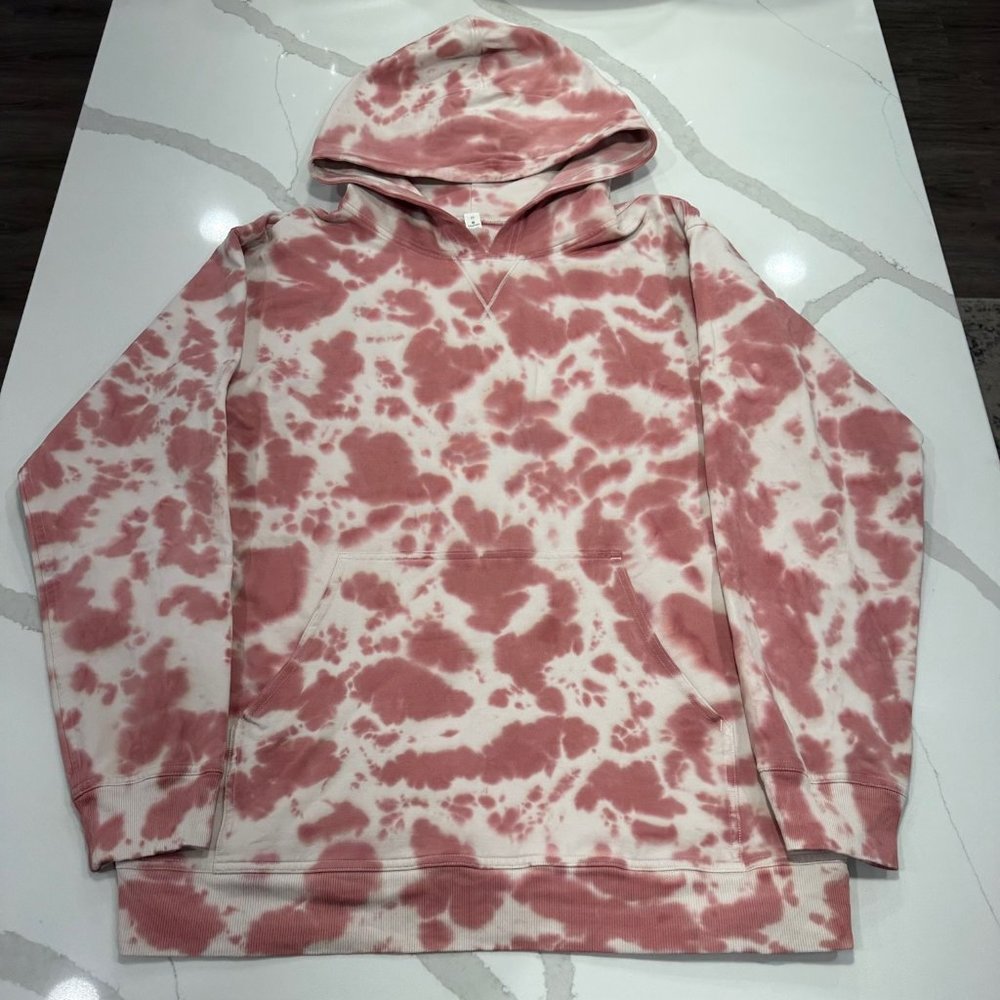 Lululemon All Yours Hoodie Tie Dye Fleece (Brier Rose) Size: 10